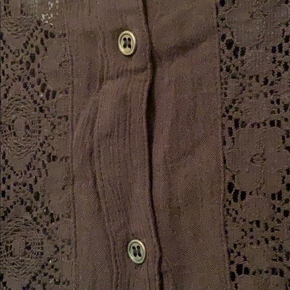 Black cropped lace tank top - Picture 4 of 4